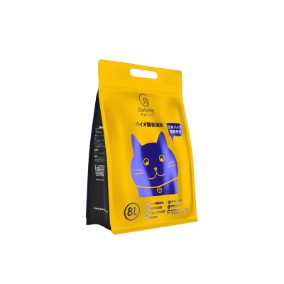 GuluPet - Bio-enzyme Antibacterial Deodorant Food Grade Cat Litter 2.5KG/8L(2.5KG/8L*6 packs)