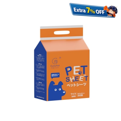 GuluPet Exta Thick Pet Sheet (45*60cm) - 50 PCS*6 bags
