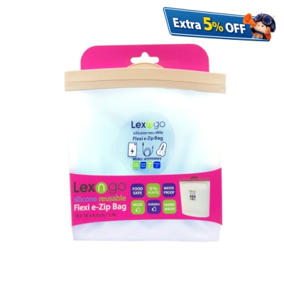 Lexngo Silicone Flexi e-Zip Bag Small