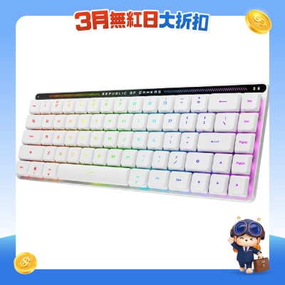 ASUS 华硕 - M603 FALCHION RX LP 无线电竞机械键盘 (红轴)