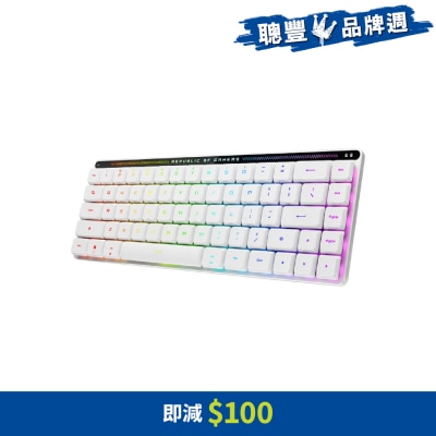 ASUS 華碩 - M603 FALCHION RX LP 無線電競機械鍵盤 (青軸)