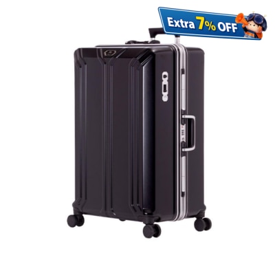 A.L.I Solid knight ALI-009 Aluminium Frame Suitcase with Stopper and Japan HINOMOTO wheels