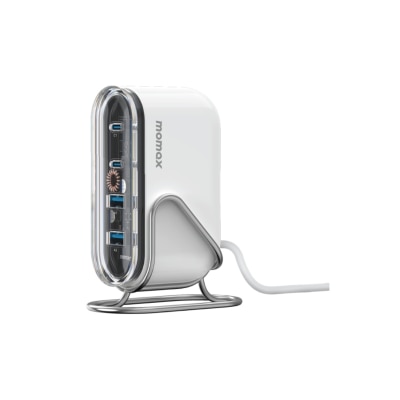 Momax UM53 1-Charge Flow 80W Quad Output Desktop GaN Charging Station Power Charger