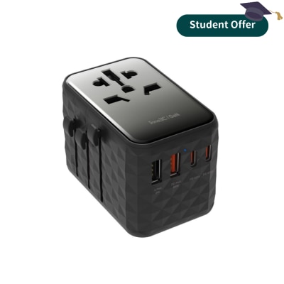 inno3C 创品 i-FT35 GaN 65W 4输出旅行转换插头 (黑色)
