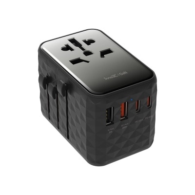 inno3C 创品 i-FT35 GaN 65W 4输出旅行转换插头 (黑色)