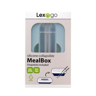 Lexngo 矽胶可折叠食物盒连筷子