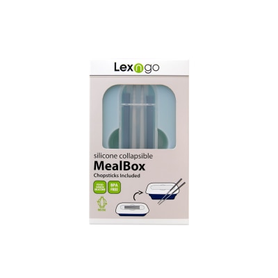 Lexngo 矽膠可摺疊食物盒連筷子