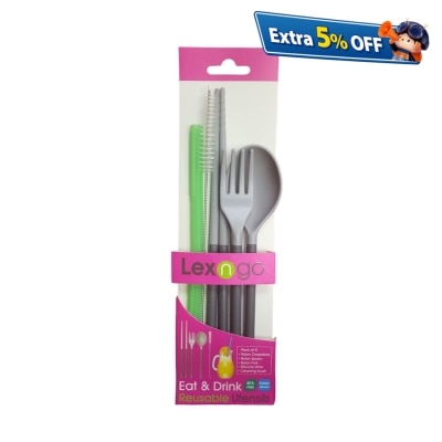Lexngo Reusable Eating Utensils Set