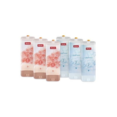 MIELE Twindos Ultraphase 1 and 2 Detergent 3+3Set 125ED