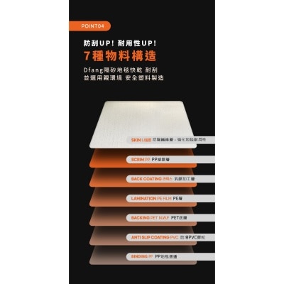 Dfang 隔砂尼龙地毯