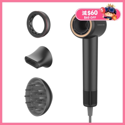 酷鯊 SuperFlow HD10B 黑色 8億負離子護髮無葉風筒套裝