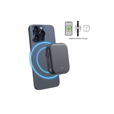 inno3C i-AW5 3 in 1 Mini Magnetic Wireless Power Bank