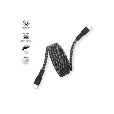 inno3C 创品 - inno3C i-2C15 60W 磁吸收纳 Type-C to Type-C 线 1米