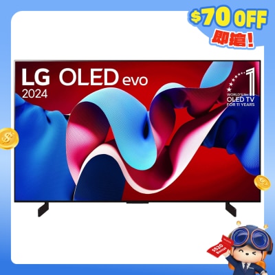 LG - OLED evo AI C4 4K Smart TV 2024