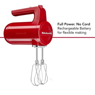 KitchenAid 5KHMB732GER Cordless 7 Speed Hand Mixer