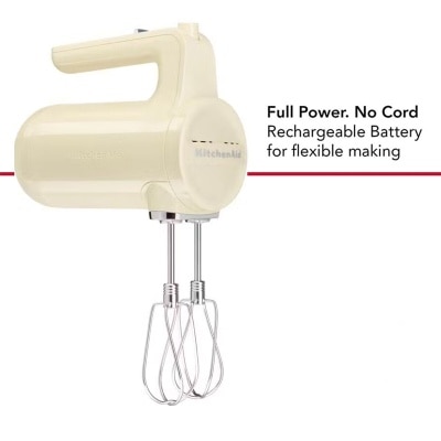 KitchenAid 5KHMB732GAC Cordless 7 Speed Hand Mixer