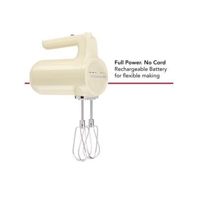 KitchenAid 5KHMB732GAC Cordless 7 Speed Hand Mixer