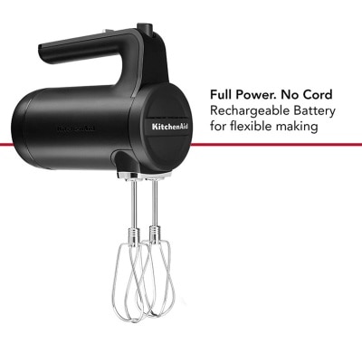 KitchenAid 5KHMB732GBM Cordless 7 Speed Hand Mixer
