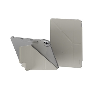 SwitchEasy Origami Nude for iPad Pro 11" (M4) 全方位支架透明背盖保护壳