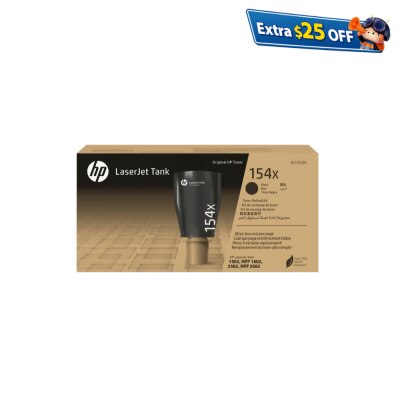 HP 惠普 154X LaserJet 黑色原廠補充套裝碳粉匣