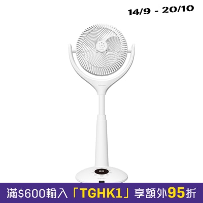 Yohome 5D全方位雙面雙葉對流淨化智能語音伸縮循環 風扇 image