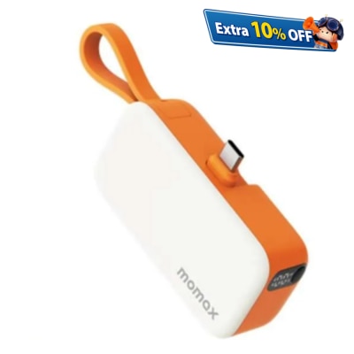 Momax 1-Power Mini 5000mAh 内置可折叠USB-C移動電源 移動電源