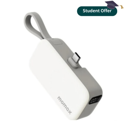 Momax 1-Power Mini 5000mAh Bulit-in foldable USB-C Battery pack Power Bank