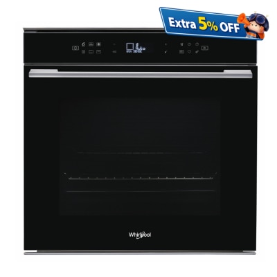 WHIRLPOOL 惠而浦 W7OM44S1PBLAUS,60cm 高温自动清洗内置式焗炉 嵌入式焗炉