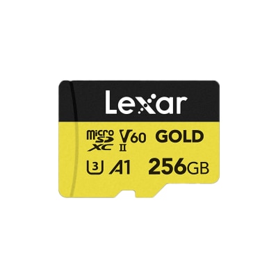 Lexar - Professional GOLD microSDXC V60, UHS-II 記憶卡 256GB