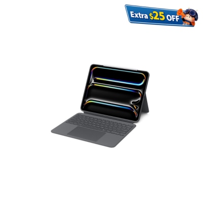 LOGITECH 羅技 Combo Touch - iPad Pro 13"(M5 & M4) 鍵盤護殼配備觸控板