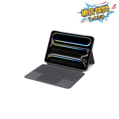 LOGITECH 羅技 - Combo Touch - iPad Pro 11"(M5 & M4) 鍵盤護殼配備觸控板