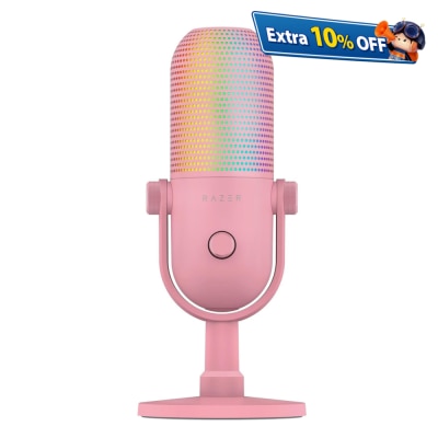 Razer 雷蛇 Seiren V3 Chroma 輕觸式靜音 RGB USB直播麥克風