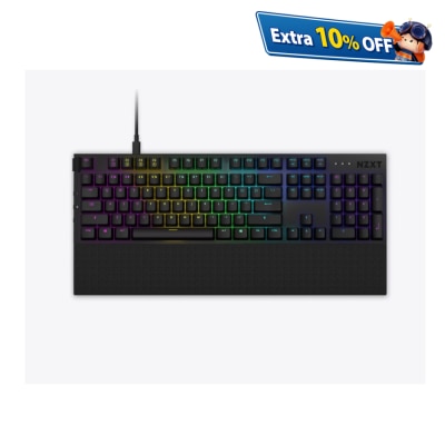 恩杰 NZXT Function RGB 机械式游戏键盘 - 热插拔线性红轴