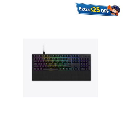 恩杰 NZXT Function RGB 机械式游戏键盘 - 热插拔线性红轴