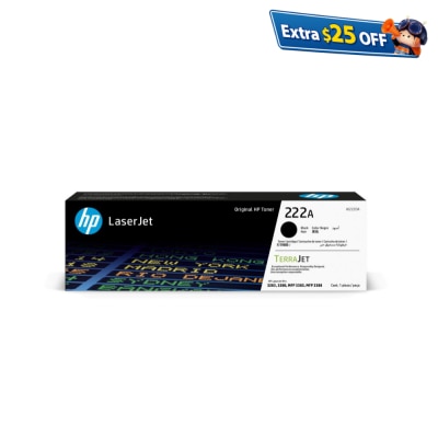 HP 惠普 222A黑色原厂LaserJet碳粉匣 (W2220A)