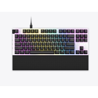 NZXT Function RGB Tenkeyless (TKL) Mechanical Keyboard - Hot-swappable Gateron Linear Red Switch