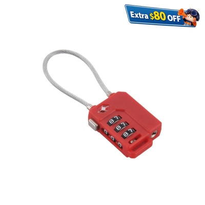 SMARTRIP TSA 3-Dial 鋼索行李密碼鎖
