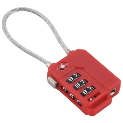 SMARTRIP TSA 3-Dial 鋼索行李密碼鎖