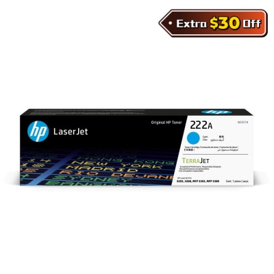 HP 惠普 222A青色原厂LaserJet碳粉匣 (W2221A)