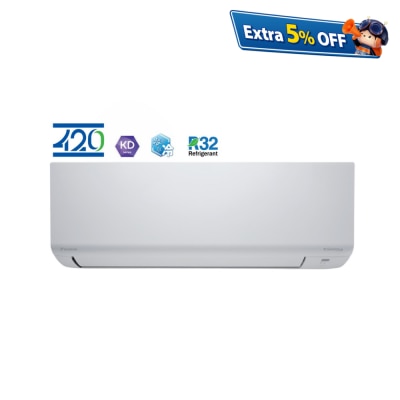 DAIKIN 大金 FTKD35AV1H 420纖巧1.5匹R32變頻淨冷 分體式冷氣機