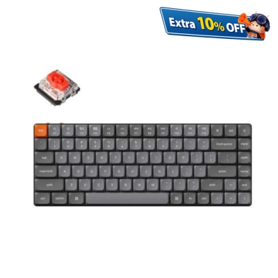Keychron K3 Max RGB Swappable Wireless Keyboard - Low Profile Gateron Red Switch
