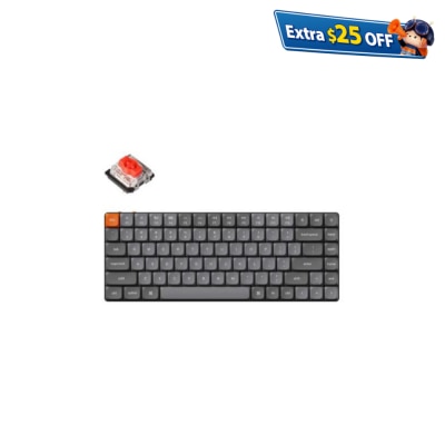 Keychron K3 Max RGB Swappable Wireless Keyboard - Low Profile Gateron Red Switch