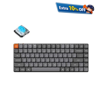 Keychron K3 Max RGB Swappable Wireless Keyboard - Low Profile Gateron Blue Switch