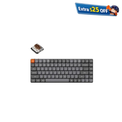 Keychron K3 Max RGB Swappable Wireless Keyboard - Low Profile Gateron Brown Switch