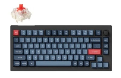 Keychron KV1 Max 完全组装旋钮定制机械键盘 - Gateron Jupiter 红轴