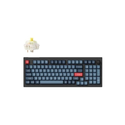 Keychron V5 Max Knob Version Swappable RGB Wireless Keyboard - Gateron Jupiter Banana Switch