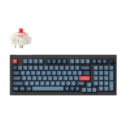 Keychron V5 Max 旋钮版无线客制化机械式键盘 - Gateron Jupiter 红轴