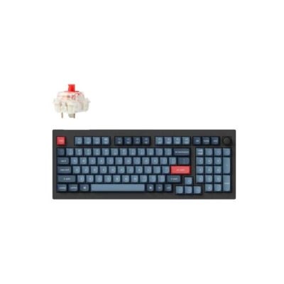 Keychron V5 Max 旋鈕版無線客製化機械式鍵盤 - Gateron Jupiter 紅軸