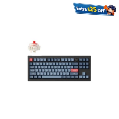 Keychron V3 Max 旋鈕無線客製機械鍵盤 - Gateron Jupiter 紅軸