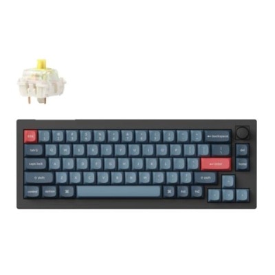 Keychron V2 Max Knob Wireless Custom Keyboard - Gateron Jupiter Banana Switch